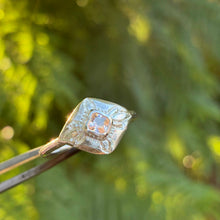 Load image into Gallery viewer, White Tea Topaz Tile Ring (R)