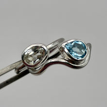 Load image into Gallery viewer, Wavy Blue Topaz Ring (P)