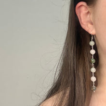 Load image into Gallery viewer, Green Agate Earrings