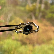 Load image into Gallery viewer, Wavy Bottle Green Tourmaline Ring (O)
