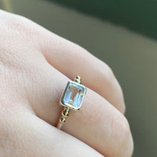 Load image into Gallery viewer, White Topaz Ring (Q / 8)