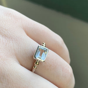 White Topaz Ring (Q / 8)