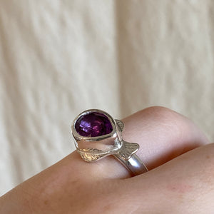 Alexandrite Fish Ring (N / 6 1/2)